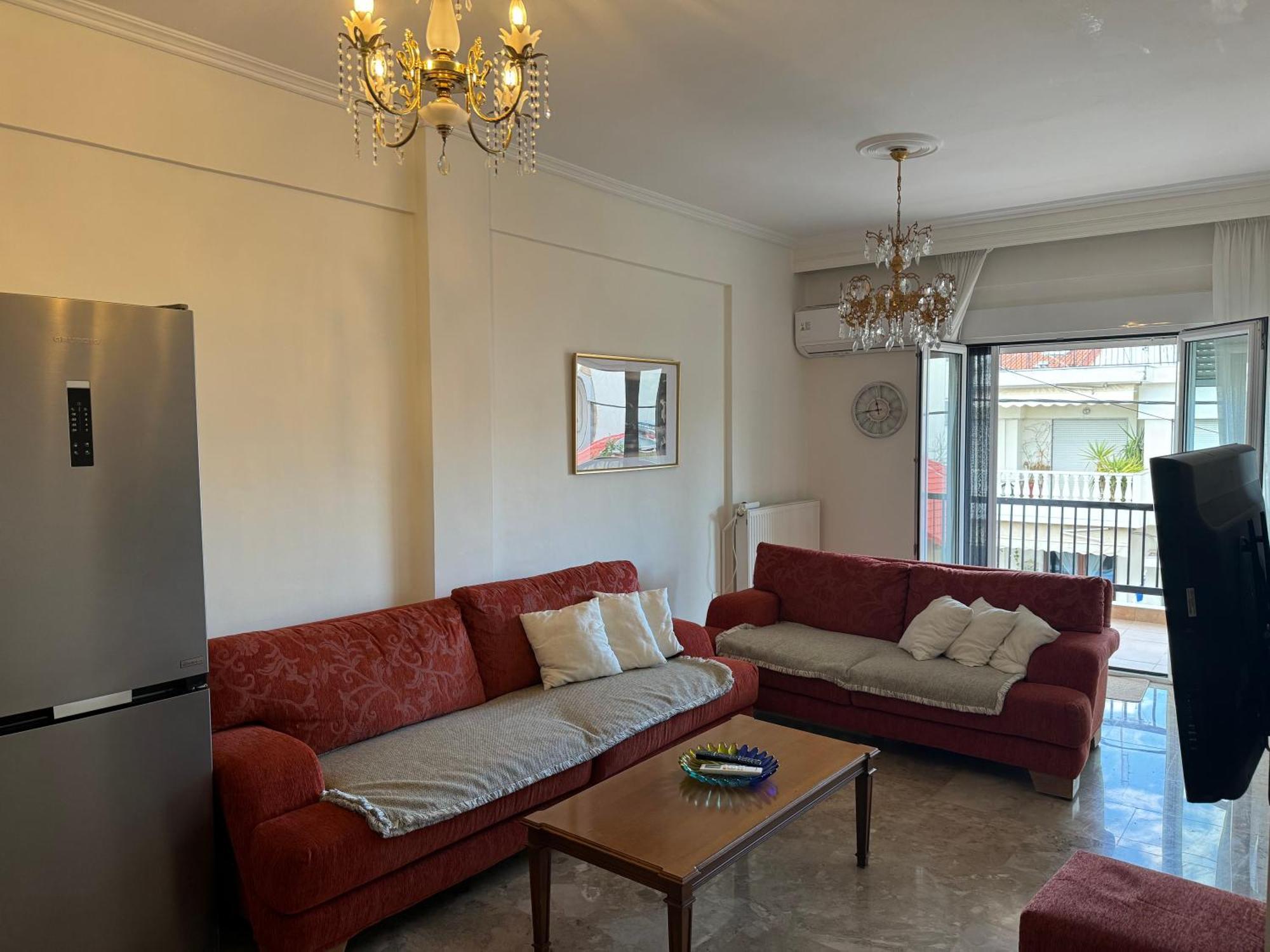 Family Apartment Nea Moudania Bagian luar foto